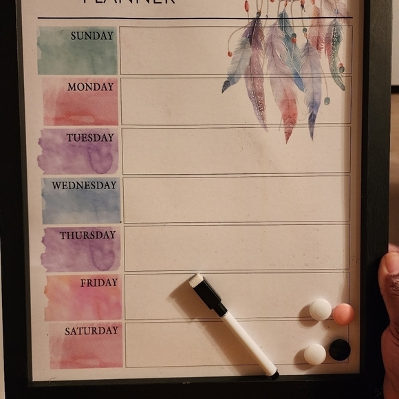 Dream Catcher Dry Erase Wall Weekly Planner - Picture 7 of 9